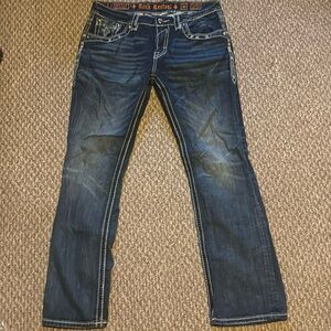 Rock Revival Teal Blue Straight Size: 36W/32L/18Inseem